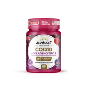 COQ10 + COLÁGENO TIPO 2 750MG 60 CAPSULAS SUNFOOD EVOLUTION