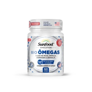 BIO ÔMEGAS 2.000MG 60 SOFTGELS SUNFOOD EVOLUTION