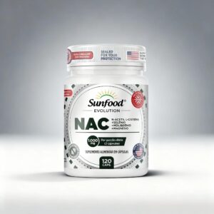NAC 1.000MG 120 CAPSULAS SUNFOOD EVOLUTION