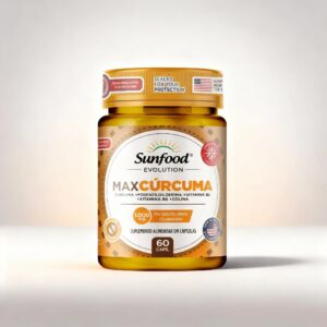 MAX CÚRCUMA 1.000MG 60 CAPSULAS SUNFOOD EVOLUTION