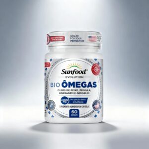 BIO ÔMEGAS 2.000MG 60 SOFTGELS SUNFOOD EVOLUTION