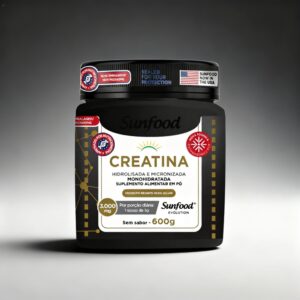CREATINA MONOHIDRATADA 3.000MG 600G SUNFOOD