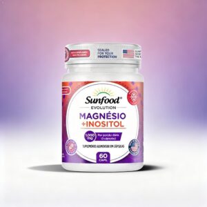 MAGNÉSIO + INOSITOL 1.000MG 60 CAPSULAS SUNFOOD EVOLUTION