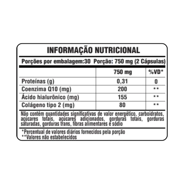 Coq10 + Colágeno Tipo 2 750mg 60 Capsulas Sunfood Evolution