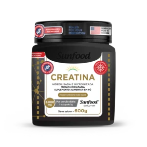 CREATINA MONOHIDRATADA 3.000MG 600G SUNFOOD EVOLUTION