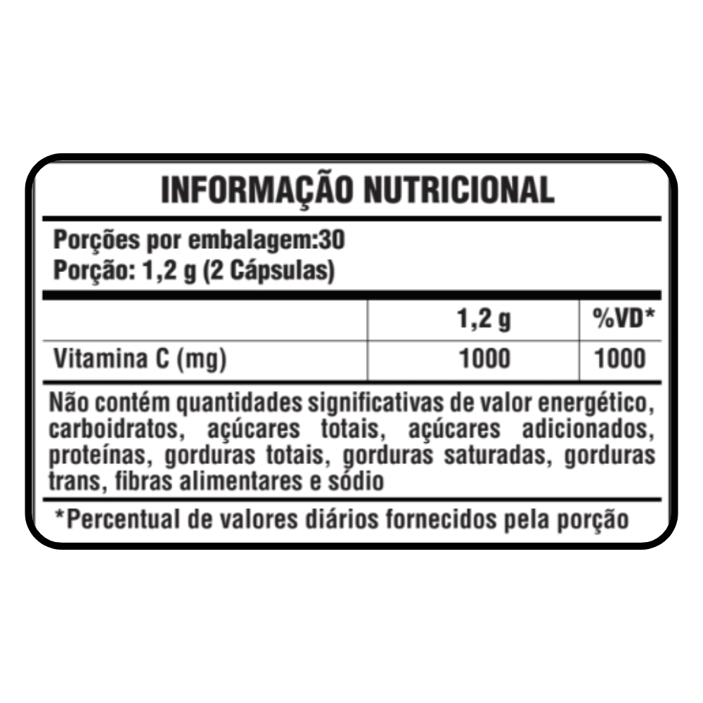 VITAMINA C 1.200MG 60 CAPSULAS SUNFOOD EVOLUTION - Imagem 3