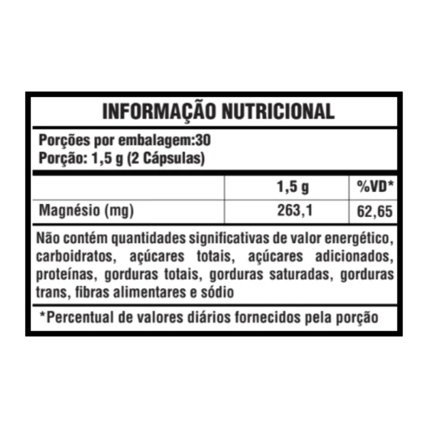QUADMAGNÉSIO 1.500MG 60 CAPSULAS SUNFOOD EVOLUTION