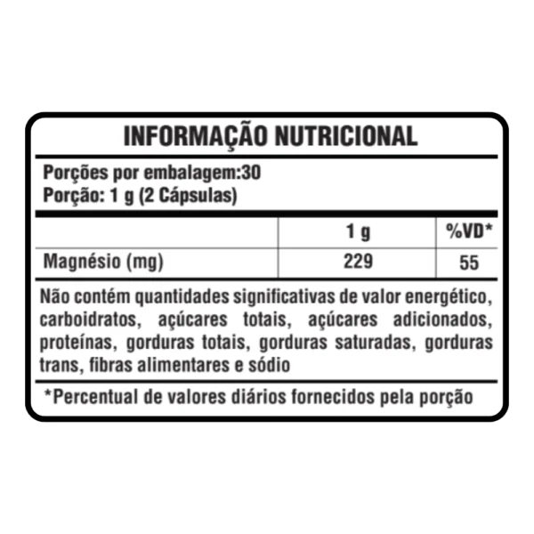 TRIMAGNÉSIO 1.000MG 60 CAPSULAS SUNFOOD EVOLUTION
