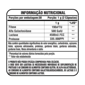 SUPER DIGESTIVE ENZYMES 1.000MG 60 CAPSULAS SUNFOOD EVOLUTION - Imagem 3