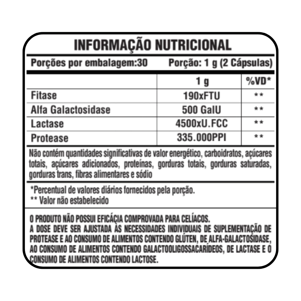 SUPER DIGESTIVE ENZYMES 1.000MG 60 CAPSULAS SUNFOOD EVOLUTION - Imagem 3