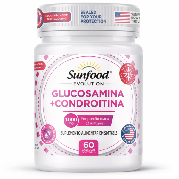 GLUCOSAMINA + CONDROITINA 1.000MG 60 SOFTGELS SUNFOOD