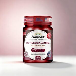 METILCOBALAMINA (VITAMINA B12) 500MG 60 SOFTGELS SUNFOOD