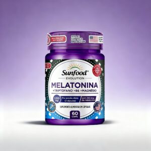MELATONINA 1.100MG 60 CAPSULAS SUNFOOD EVOLUTION