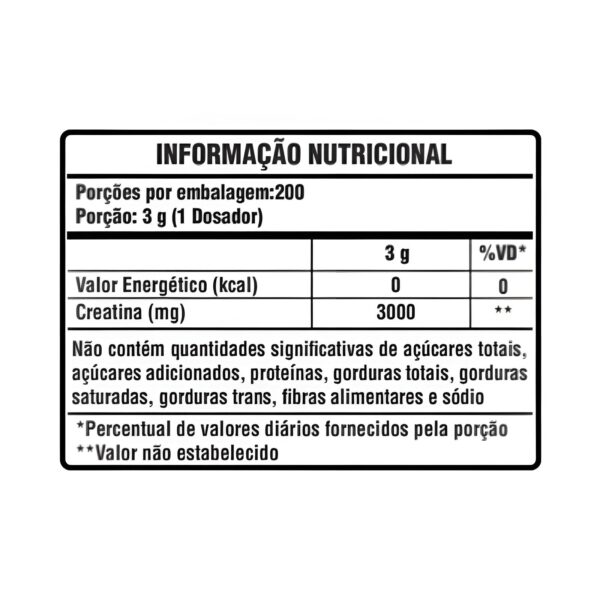 Creatina Monohidratada 3.000mg 300G Sunfood