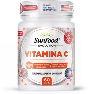 VITAMINA C 1.200MG 60 CAPSULAS SUNFOOD EVOLUTION