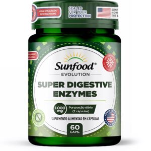 SUPER DIGESTIVE ENZYMES 1.000MG 60 CAPSULAS SUNFOOD EVOLUTION