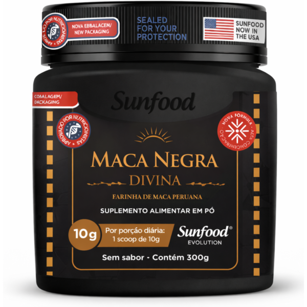 MACA NEGRA DIVINA 300G SUNFOOD EVOLUTION