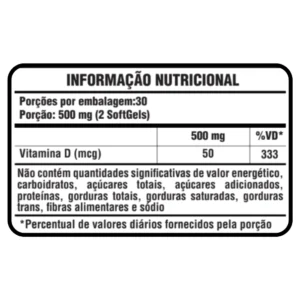 VITAMINA D3 2000UI 500MG 60 SOFTGELS SUNFOOD EVOLUTION - Imagem 3