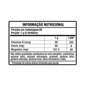CÁLCIO + VITAMINA K2 + VITAMINA D3 500MG 60 SOFTGELS SUNFOOD - Imagem 3
