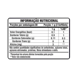 ÓLEO DE ALHO 1.000MG 60 SOFTGELS SUNFOOD EVOLUTION - Imagem 3