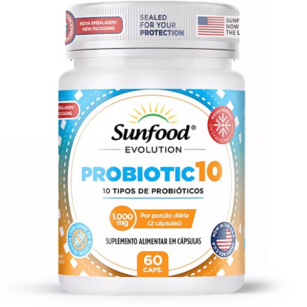 PROBIOTIC 10 1.000MG 60 CAPSULAS SUNFOOD EVOLUTION