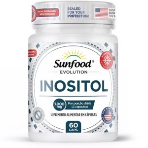 INOSITOL 1.000MG 60 CAPSULAS SUNFOOD EVOLUTION