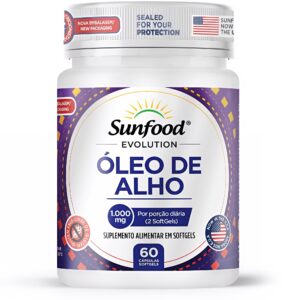 ÓLEO DE ALHO 1.000MG 60 SOFTGELS SUNFOOD EVOLUTION