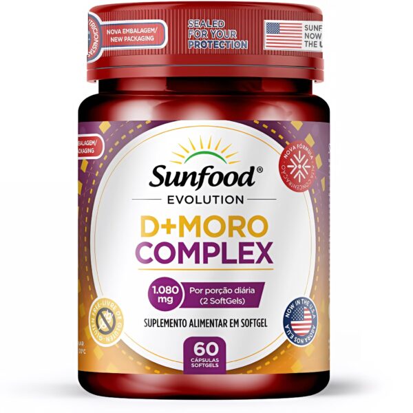 D+moro Complex 1.080mg 60 Softgels Sunfood Evolution