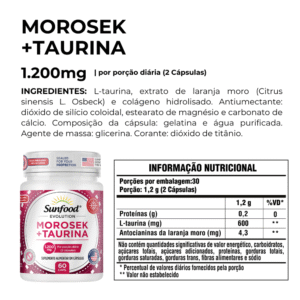 MOROSEK 2.000MG 60 SOFTGELS SUNFOOD EVOLUTION - Imagem 3