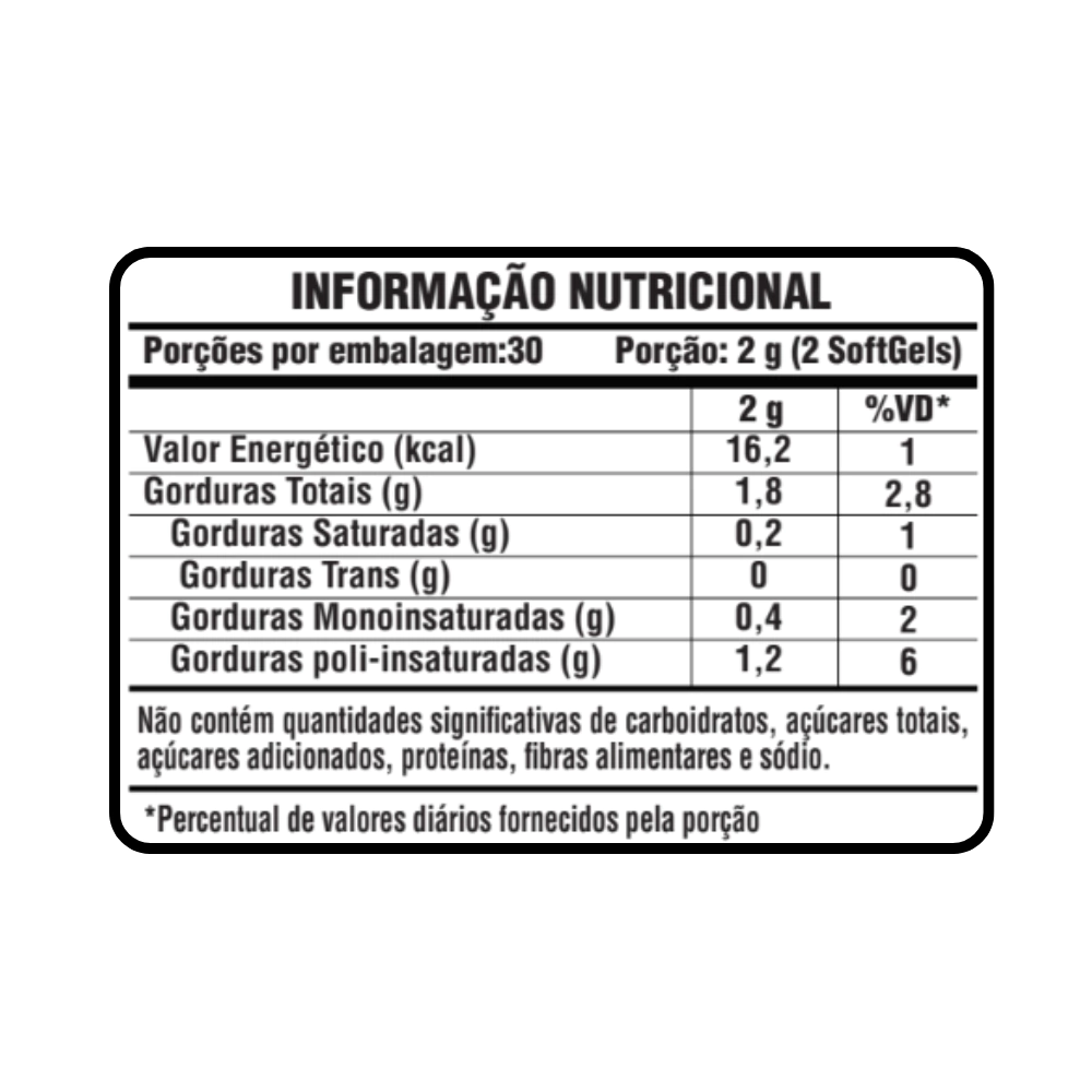 Óleo De Linhaça Dourada 2.000MG 60 Softgels Sunfood Evolution - Imagem 3