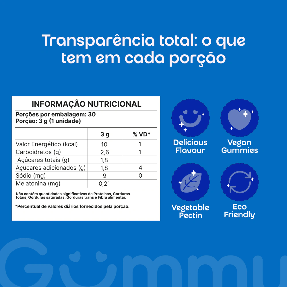 Gummy Night, Melatonina 30 cápsulas - Imagem 2