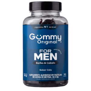 Gummy Original For Men - 30 Gomas (Barba & Cabelo)